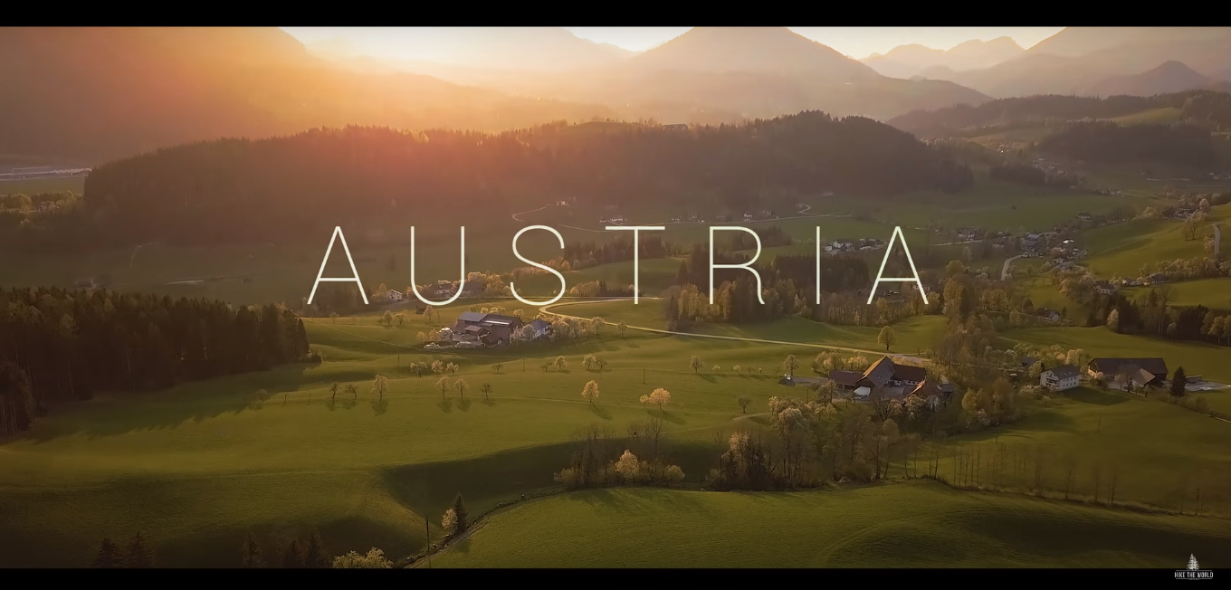 V úžasnom videu sa môžete preletieť ponad susedné Rakúsko
